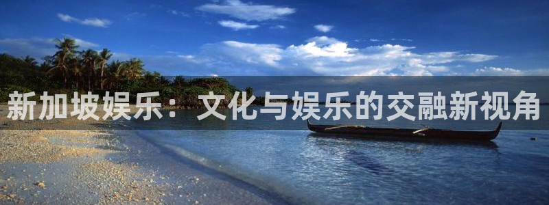 必发集团官网平台：新加坡娱乐：文化与娱乐的交融新视角